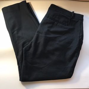 Stretchy Black crop slacks size 10